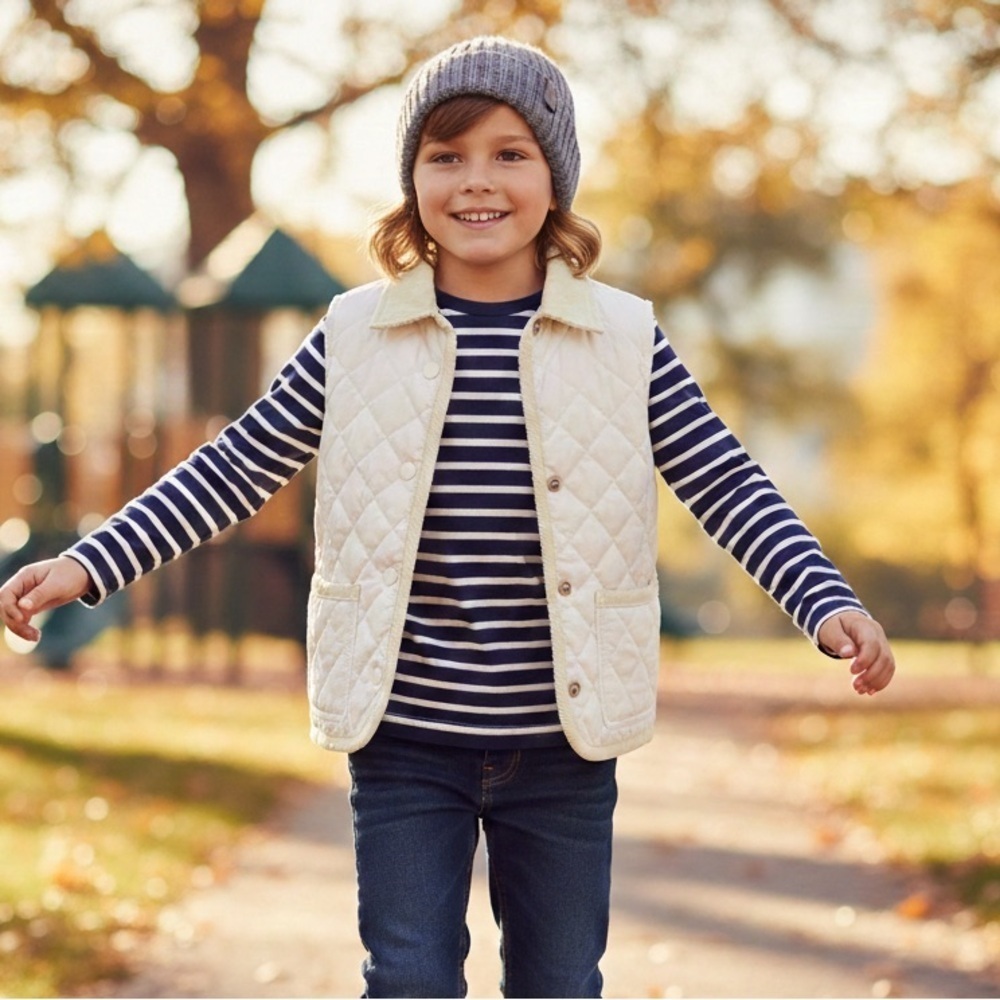 Crewcuts polyester light weight vest 🐘 🌟 M